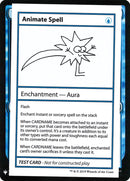Animer l'enchantement [Cartes test de booster mystère]