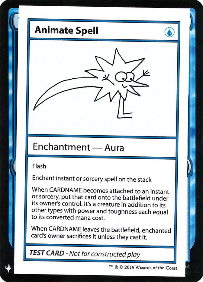 Animer l'enchantement [Cartes test de booster mystère]