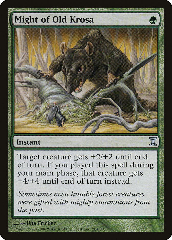 Puissance de Krosa la Vieille [Spirale temporelle]