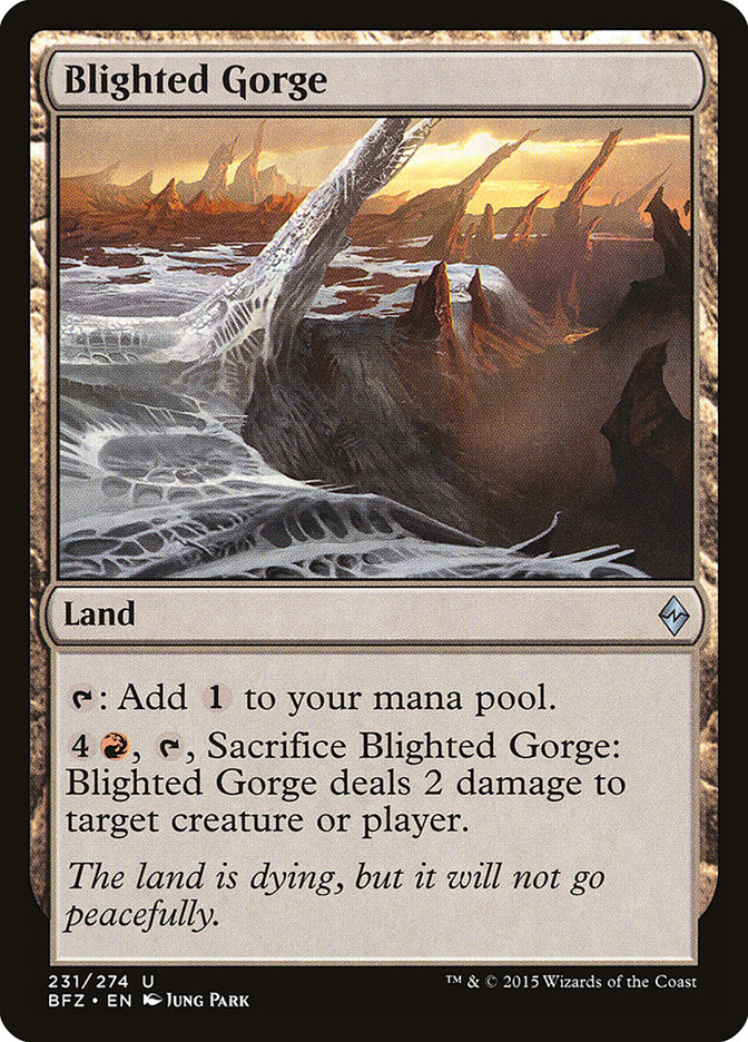 Gorge corrompue [Bataille de Zendikar]