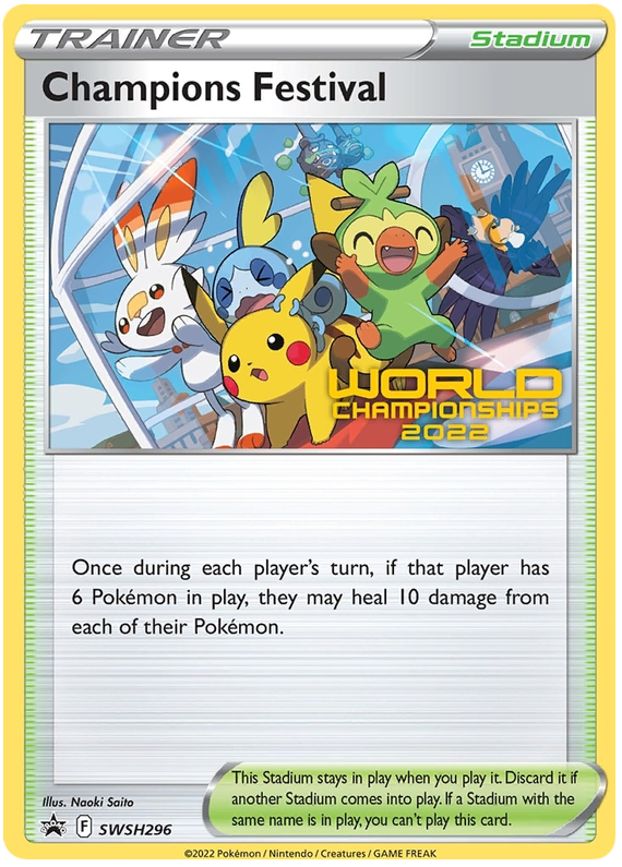 Festival de Campeones (SWSH296) [Espada y Escudo: Black Star Promos]