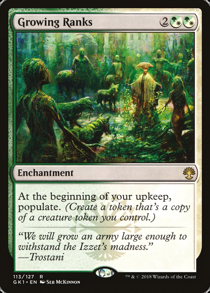 Des rangs en pleine croissance [Kit de guilde Guildes de Ravnica]