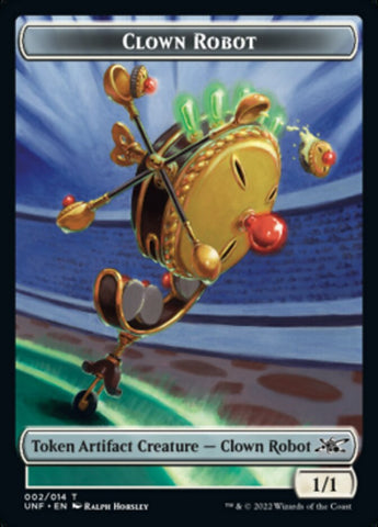 Robot payaso (002) ficha [Fichas de Unfinity]