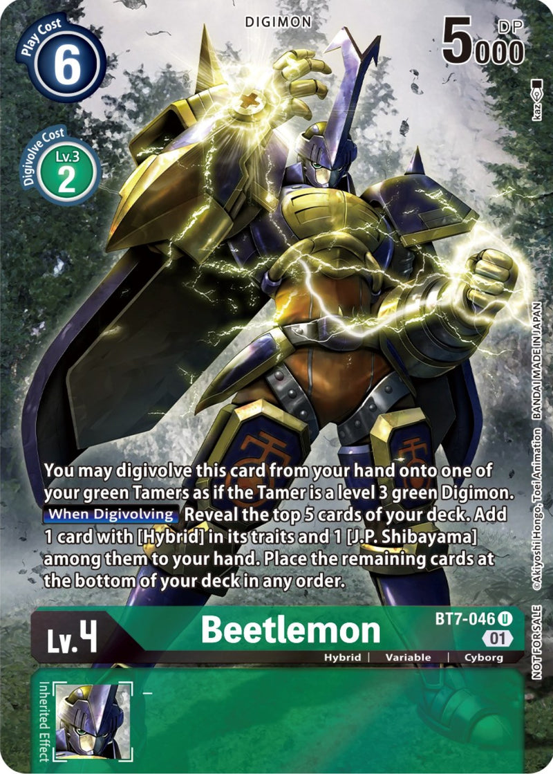 Beetlemon [BT7-046] (Carta Frontier 2.º Aniversario) [Promos Next Adventure]
