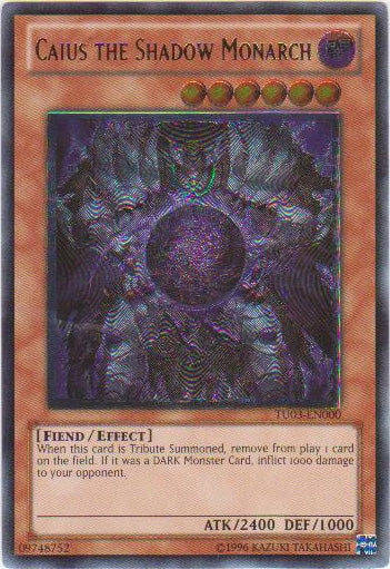 Caius, le Monarque Obscur [TU03-EN000] Ultimate Rare