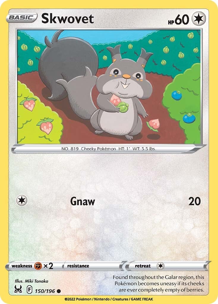 Skwovet (150/196) [Espada y Escudo: Origen Perdido]