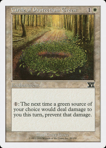 Círculo de Protección: Verde [Sexta Edición Clásica]