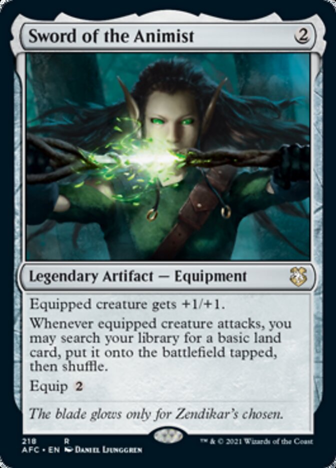 Épée de l'animiste [Magic: The Gathering – Commander Légendes : La bataille du Pont des Éclair]
