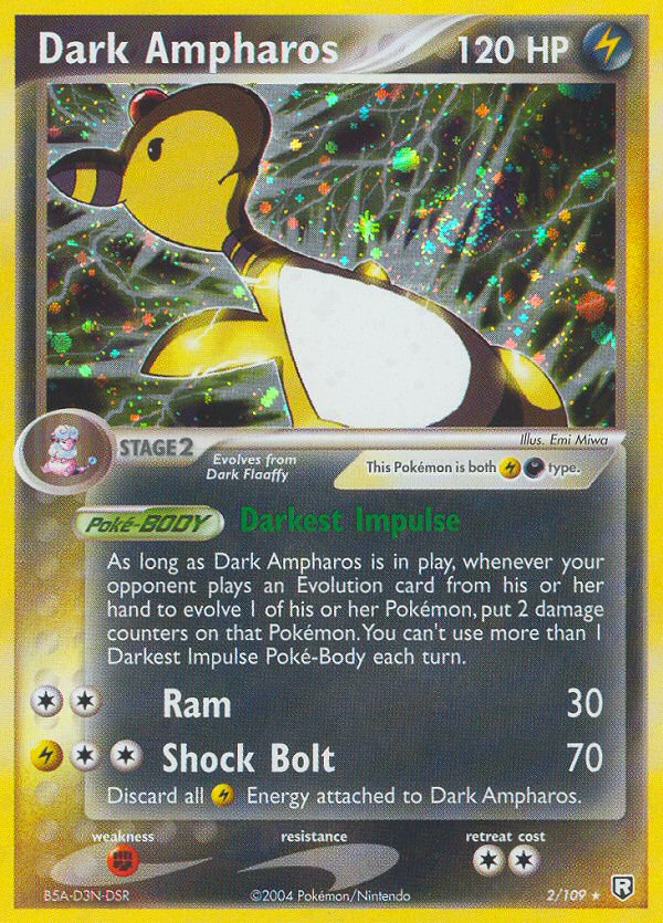 Ampharos Oscuro (2/109) [EX: Regreso del Team Rocket]