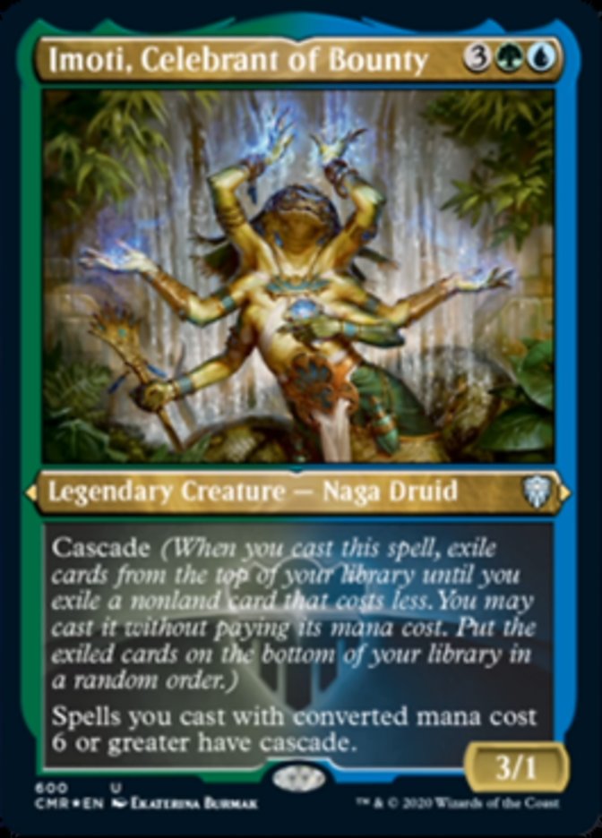 Imoti, Célébrante de la Largesse (gravée) [Commander Legends]
