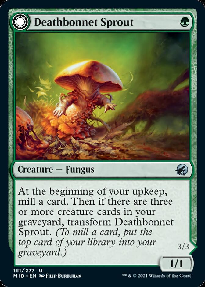 Pousse de Coiffe de mort // Colosse de Coiffe de mort [Innistrad : Chasse de minuit]
