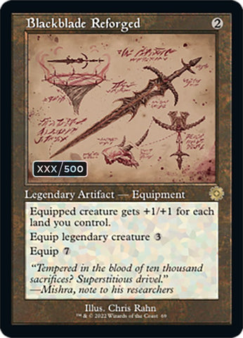 Blackblade reforjada (Esquema retro) (Serializado) [Artefactos retro de La Guerra de los Hermanos]