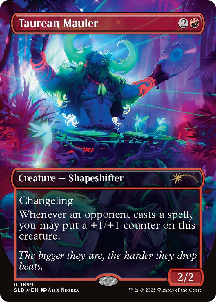 Taurean Mauler (Foil Double Arc-en-ciel) [Série de Lairs Secrets]