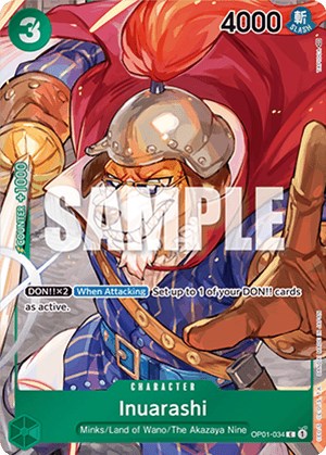 Inuarashi (Carta superior de caja) [Romance Dawn]