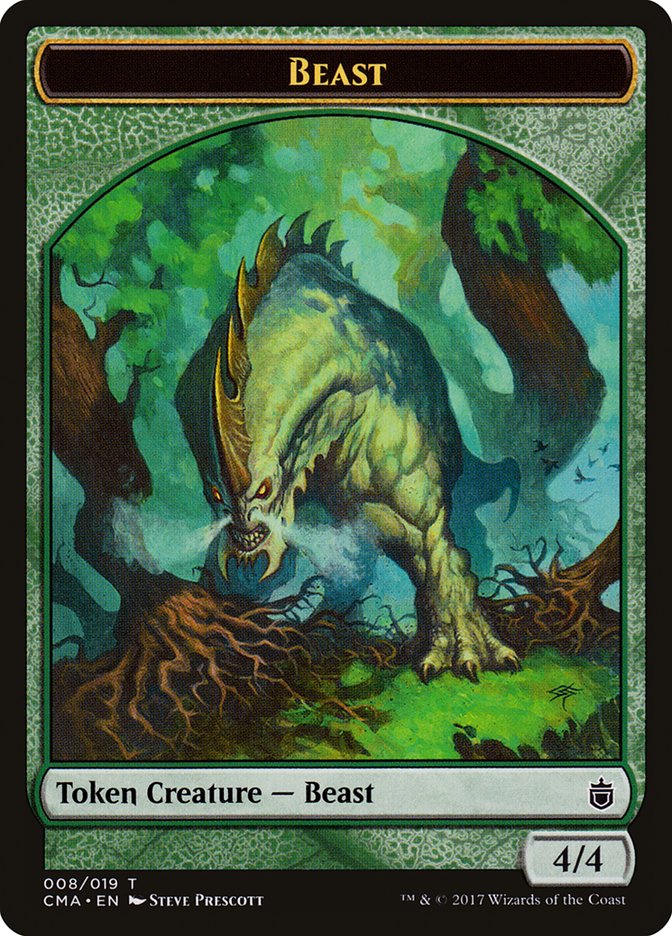 Ficha de Bestia (008/019) [Commander Anthology Tokens]