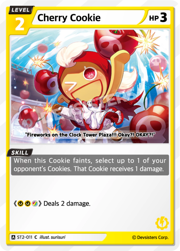 Image for Cherry Cookie (ST2-011) (ST2) - CookieRun: Braverse TCG