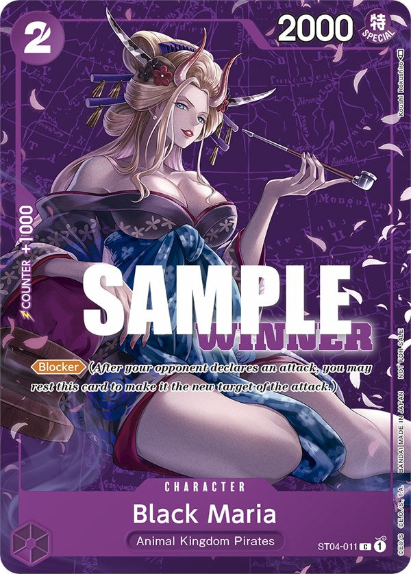 Black Maria (Tournament Pack Vol. 2) [Ganador] [Cartas promocionales de One Piece]