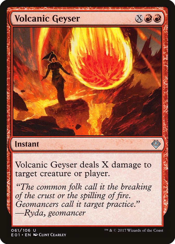Géiser volcánico [Archienemigo: Nicol Bolas]