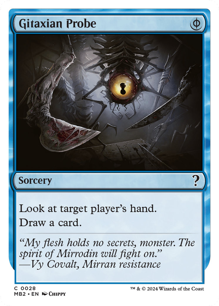 Sonde gitaxienne (Bordure blanche) [Mystery Booster 2]