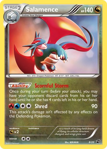 Salamence (8/20) [Negro y Blanco: Bóveda Dragón]