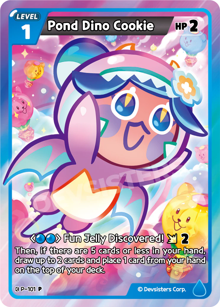 Image for Pond Dino Cookie (P-101) (P) - CookieRun: Braverse TCG