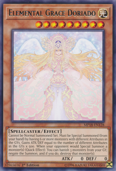 Gracia Elemental Doriado [MP18-EN128] Rara