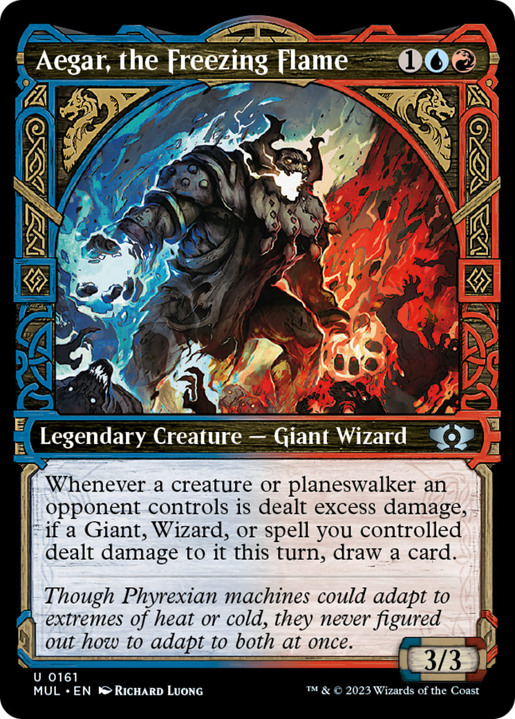 Aegar, la Llama Congelada (Halo Foil) [Leyendas del Multiverso]