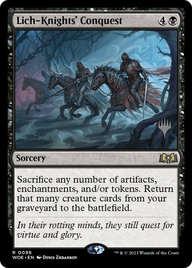 Conquête des Chevaliers-liches (Pack promo) [Promos Les friches d'Eldraine]