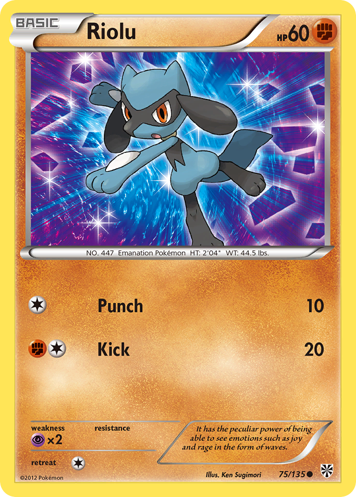 Riolu (75/135) [Noir & Blanc : Tempête Plasma]