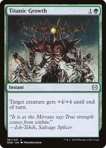 Crecimiento titánico [Phyrexia: All Will Be One]