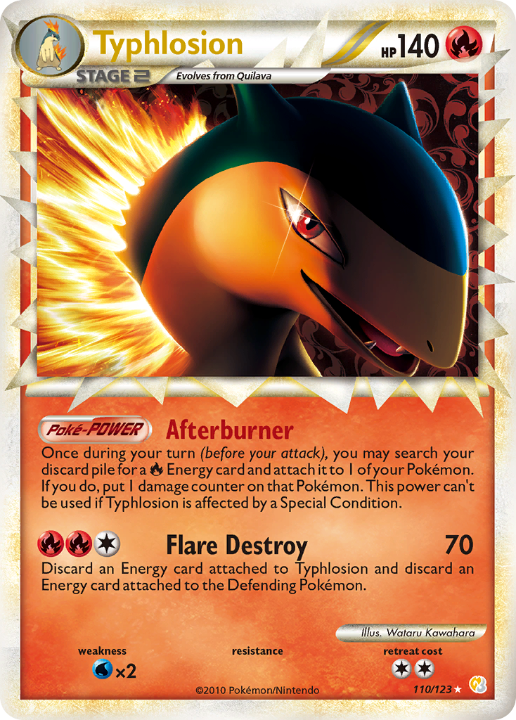 Typhlosion (110/123) [HeartGold & SoulSilver: Set de Base]