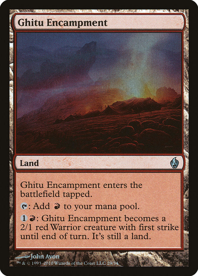 Campement de Ghitu [Deck Premium : Feu et Foudre]