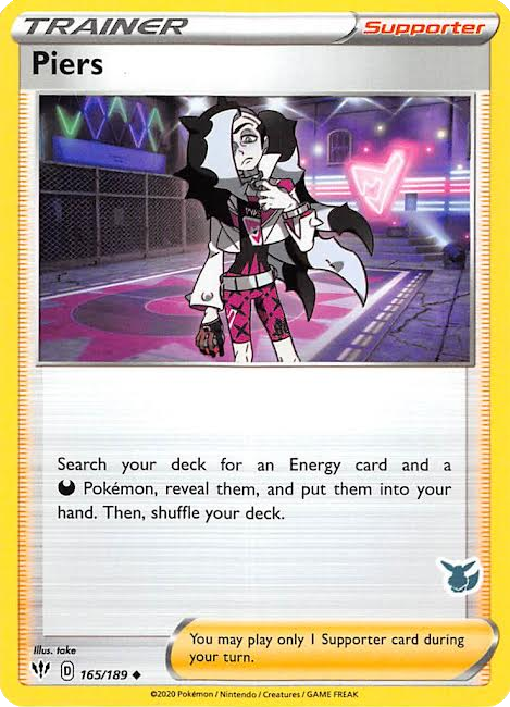 Piers (165/189) (Baraja de Eevee) [Battle Academy 2022]