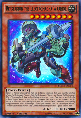 Berserkion el Guerrero Electromagnético [SDMY-EN004] Ultra Rara