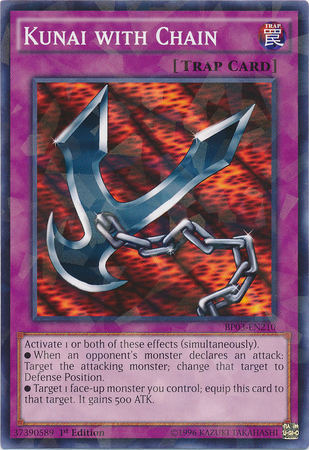 Kunai con Cadena [BP03-EN210] Rara Shatterfoil