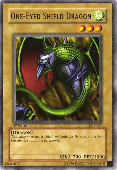 Dragon Bouclier Borgne [LOB-087] Commune