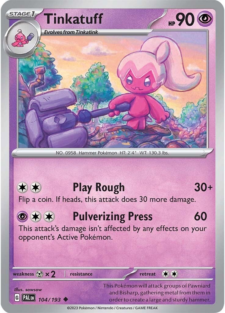 Tinkatuff (104/193) [Escarlata y Púrpura: Evolución en Paldea]