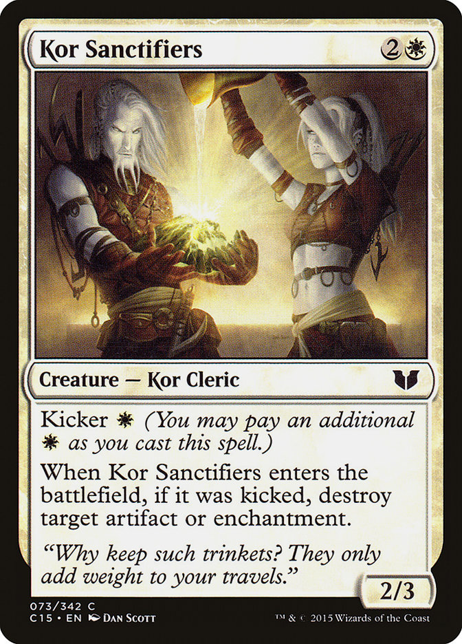 Sanctificateurs kor [Commander 2015]