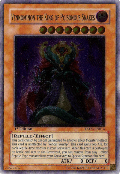 Vennominon, Roi des Serpents Vénéneux [TAEV-FR014] Ultimate Rare