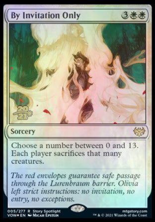 Sur invitation seulement [Promos d'avant-première Innistrad: Noce Écarlate]