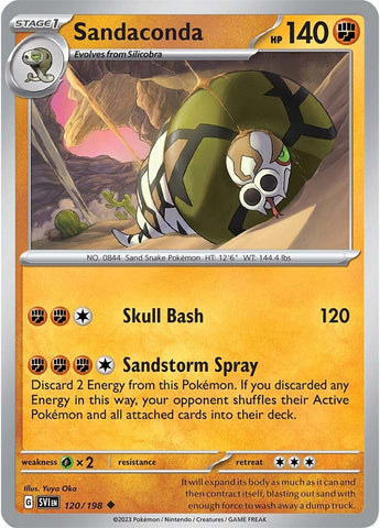 Sandaconda (120/198) [Escarlata y Púrpura: Set Base]