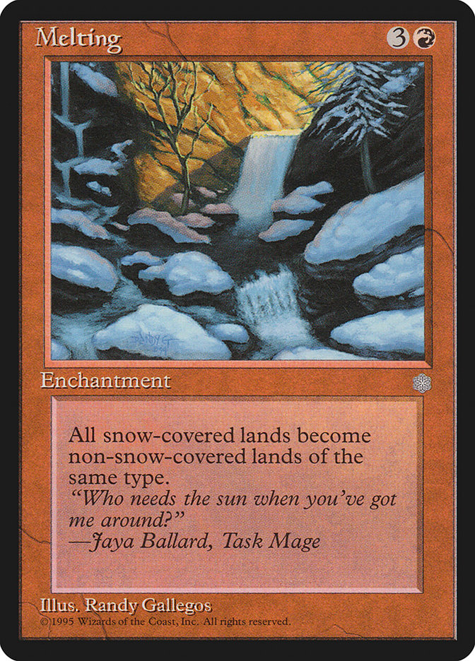 Fonte des glaces [période glaciaire]
