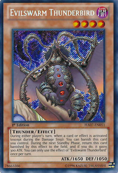 Nuée Céleste Evilswarm [HA07-FR051] Secret Rare