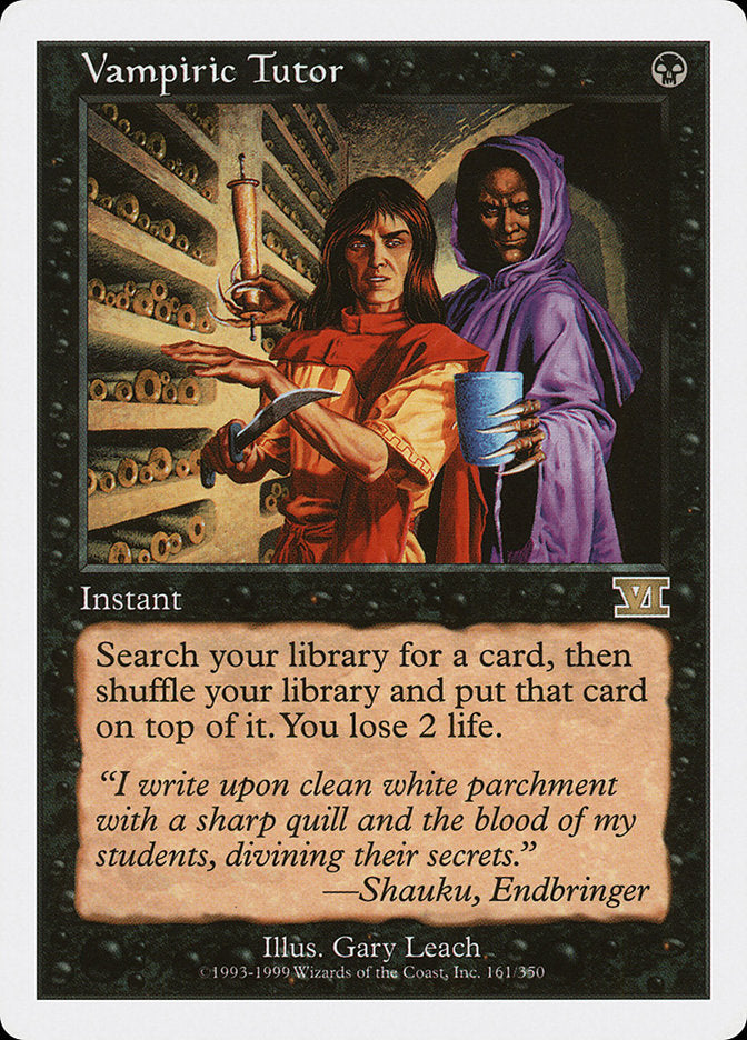 Vampiric Tutor [Sexta Edición Clásica]