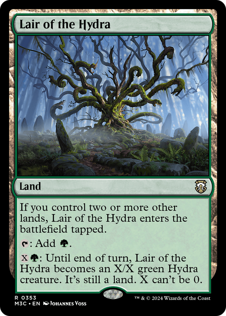 Antre de l'hydre (Feuille chatoyante) [Commander Horizons du Modern 3]