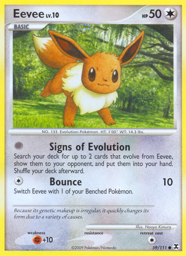 Eevee (59/111) [Platino: Vencedores Supremos]