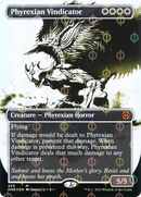 Vindicatrice phyrexiane (Ichor sans bordures Étapes et Parachèvement Premium) [Phyrexia : Tout sera un]