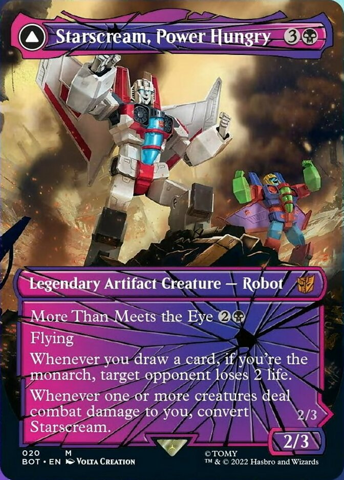 Starscream, assoiffé de pouvoir // Starscream, chef des Seekers (Shattered Glass) [Transformers]