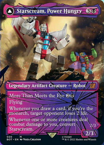 Starscream, Sediento de poder // Starscream, Líder Seeker (Cristal Roto) [Transformers]