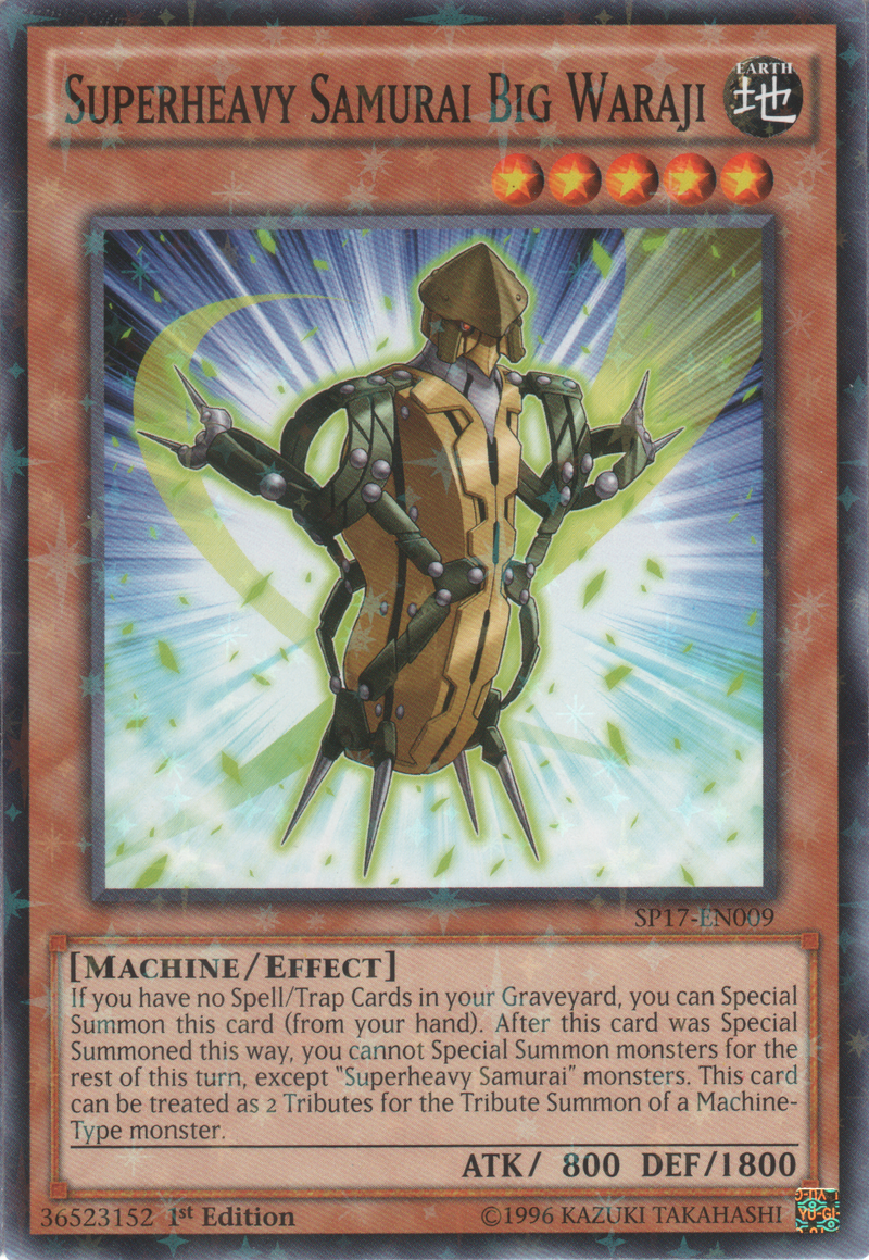 Samouraï Supralourd Big Waraji [SP17-EN009] Starfoil Rare
